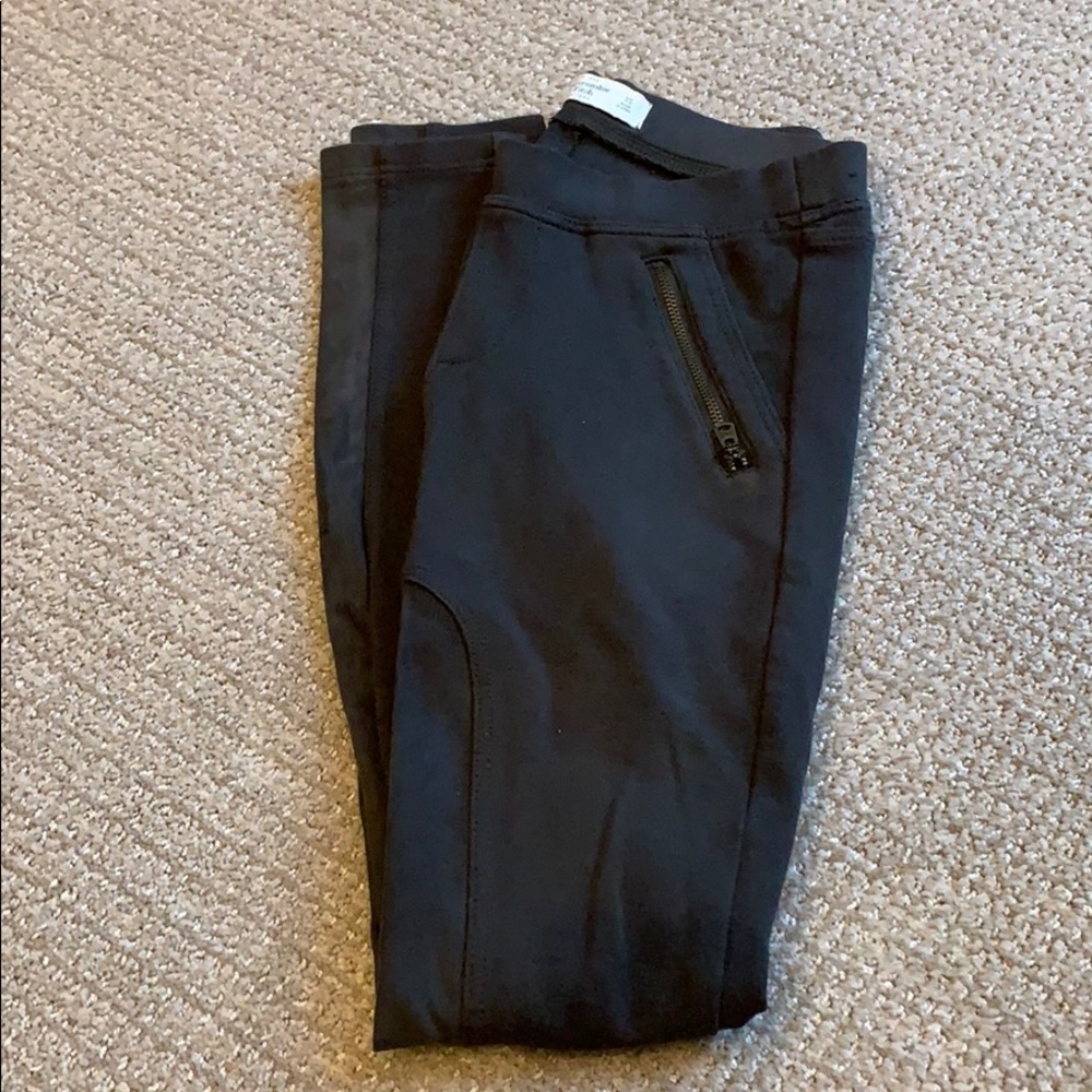 VINTAGE A&F taupe faux suede legging